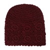 Zlyc Women's summer knitted hats, handmade crochet hat, slouch beanie,