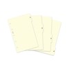 Mini Blank Dividers 4 tabs - cream