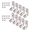 10 x T Slot T-Nut 90° L-Shape Zinc Alloy Profile