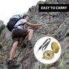 1 Piece Metal Compass 1 Piece Lanyard Pure Copper Flip