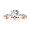 JALOKIVI 1.2CT 925 Sterling Silver Engagement Rings for Women Cushion