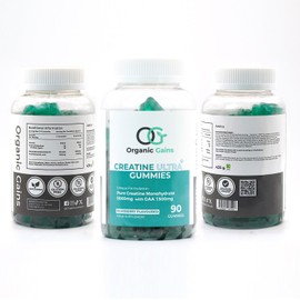 OG Creatine Ultra Gummies, 5000 mg Creatine Monohydrate, 1500 mg GAA, 90 Gummies, Upto 8.5 Times More Creatine Uptake with GAA, Fast-Absorbing, Enhanced Muscle & Brain Power, No Water Retention