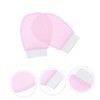 Ipetboom 2pairs Women's Exfoliating Bath Gloves Shower Body Scrubbing Gloves