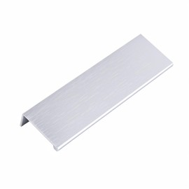 ScentFlows 10 Pack Kitchen Cabinet Pulls Brushed Nickel Cabinet Handles, Silver Cabinet Edge Pull, 5in Cabinet Finger Pulls 150mm Overall Length Edge Drawer Pulls Cabinet Finger Pull