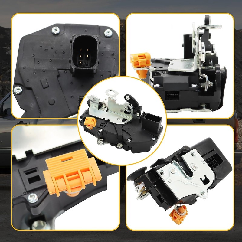 Jecoupoon 4 Pcs Front and Rear Door Lock Latch Actuator