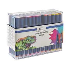 Legind Nassau Round Dual Markers (48 Pieces) (AR0105/23GE)