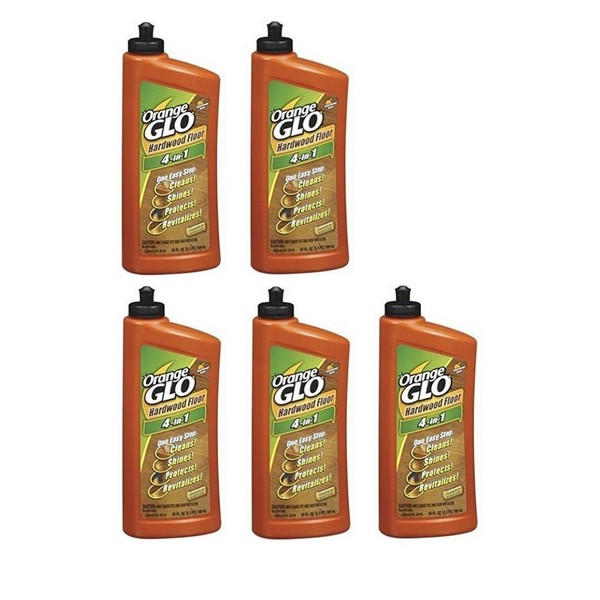 24 fl oz Orange Glo 4-In-1 Hardwood Floor Polish 5 Pack