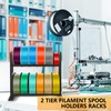 Onemacc 3D Printer Filament Storage Rack Desktop, Wooden 3D Printer