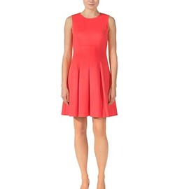 Ted Baker Coral Flippy Midi Dress Size 2