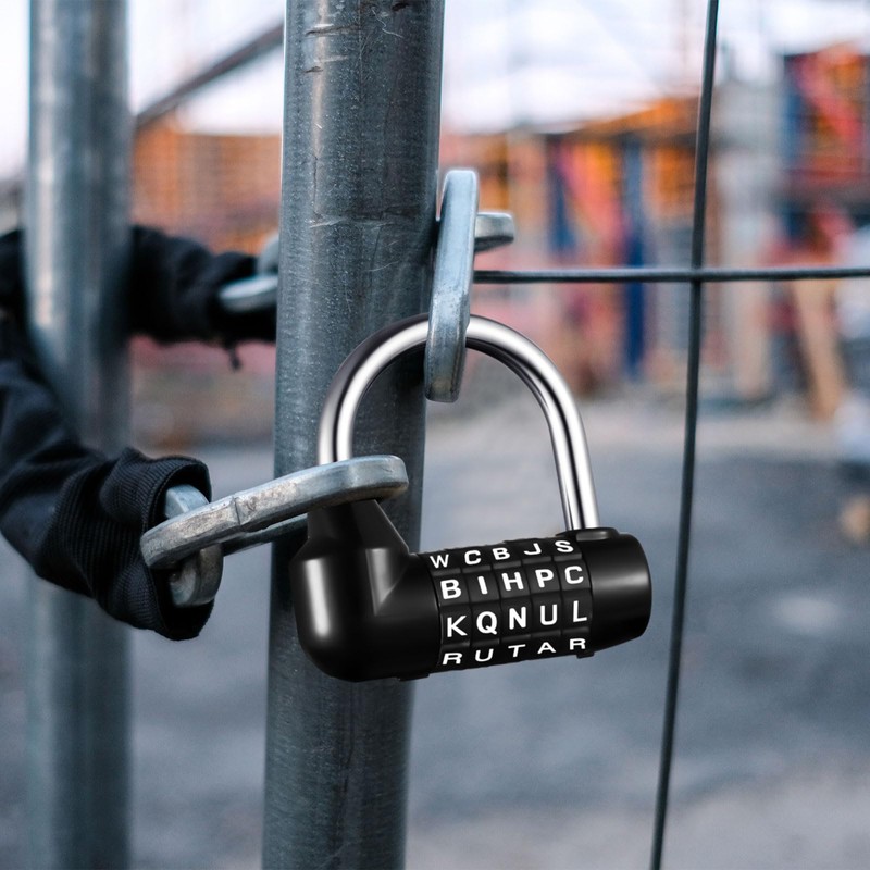 Shimeyao 4 Pcs Gym Locker Lock 5 Digit Combination Lock