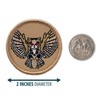 Hunting Owl Patrol Patch - 2" Diameter Round Embroidered Patch