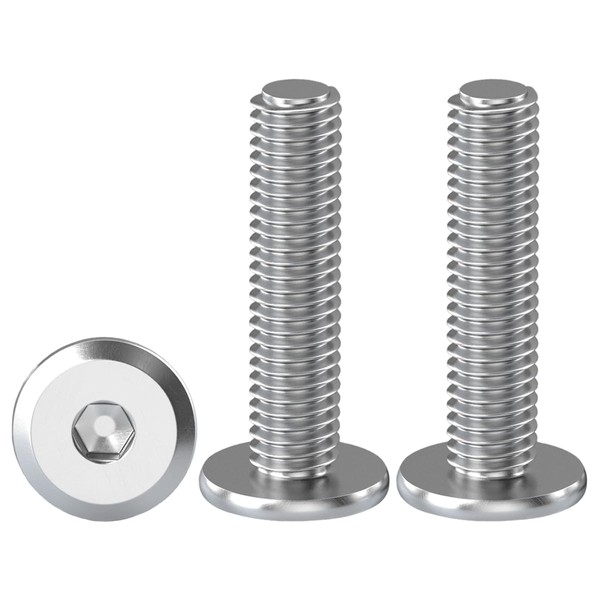 Drenky M6 Bolts, Flat Head Furniture Screw M6 X 30mm