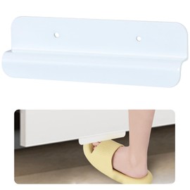 Sozize Cabinet Foot Pull for Trash Can - Touchless Handle for Full Overlay Cabinet Door (1pcs, White)