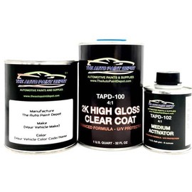 Auto Paint Depot Touch Up Paint for Hyundai Tucson-Charcoal Grey Metallic F2 (All Years, All Models) One Quart with Clear Coat