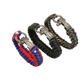 Hewnda 10 Sets Zinc alloy Bow Shackles,Paracord Buckles, Adjustable D-Buckles For outdoor Rope Survival Bracelets (Bronze)