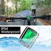 Bike Computer, 19 Functions IP54 Waterproof GPS Speedometer Odometer, Wired
