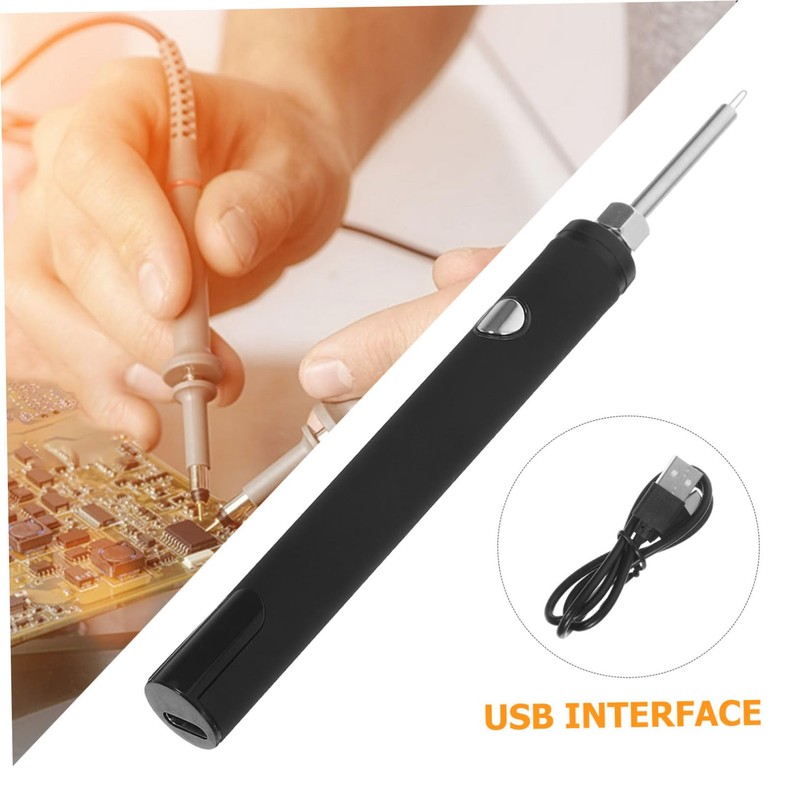 CHILDWEET 1 Set Adjustable USB Soldering Kit with LED Display