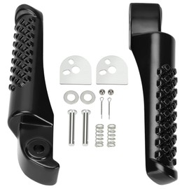 GREHUA Mini Bike Foot Pegs Compatible with Coleman Powersports BT200X CT200U CT200U-EX CT100U Trail 200 CC100X 212cc 196cc 6.5hp Motor Minibike Parts Footrest Bracket Set Assembly Left Right 2 Pack