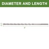 HLOFIZI 3/16" x 8" Masonry Drill Bits (2 Pack) Concrete