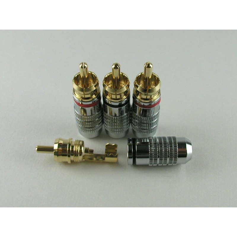 MG-M RCA Plug RCA Connector Pin Plug Solder Self Made