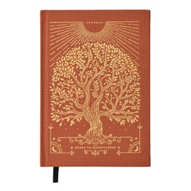 Intelligent Change Notes to Mindfulness Daily Journal for Women With Prompts to Write In, Illustrated Gratitude & Positivity, Undated Guided, Hardbound Wellness - Chelsea Kauai (Sunset Orange)
