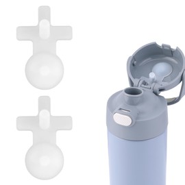 2pcs Replacement Leak Stopper for Thermos Funtainer 16 Oz Stainless Steel Vacuum Insulated Bottle, Spill Stopper Water Bottle Lid Seal Plug Replacement Parts Accessories for Thermos Funtainer