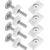 4 Pressure Screws for Stair Safety Gate + 4 Safety