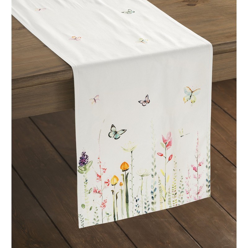 Maison d' Hermine Tablerunner 100% Cotton Table Runner Decorative Washable