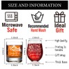 Innfueunun EST 2026 Godfather Godmother Wine Glass Set of 2