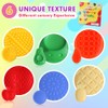 ZRENJHUS Sensory Worry Stone for Kids 12 Pack Fruit Shaped