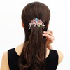 Sankuwen Flower Rhinestones Hair Combs Accessories,Perfect Mother's Day Gifts,Birthday Gifts,Wedding