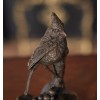 NBRANI261 Niagara Furniture, Bronze Cardinal on Marble Base, Bronze