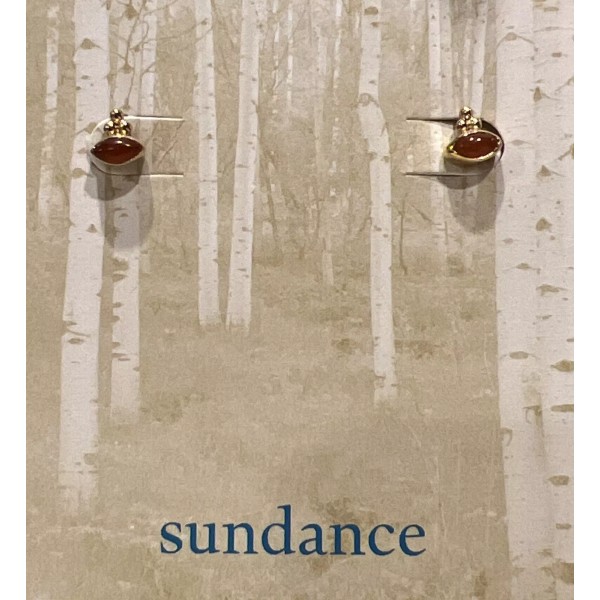 Sundance NWT Sundance Catalog Carnelian Gold Vermeil “Aria Earrings” $118
