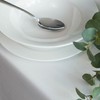 Organic Cotton Tablecloth Easy Care Washable Protective Heavyweight Fabric Eco