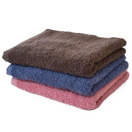 Ori Fuwa Rich Imabari Towel, Bath Towel, Set of 3, Thin, Easy to Drying, Made in Japan, 100% Cotton, Water Absorbent, Quick Drying, Room Drying, Vacuum Compressed Pack (3 Colors, A, Bath Towel)