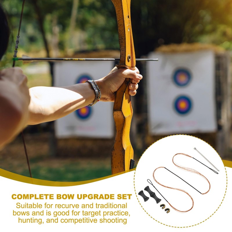 PATIKIL 140cm Bow String Replacement, Archery Bowstrings Accessories 12 Strands