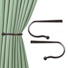 Mayrhyme Mini Ball Curtain Holdbacks 4 Pack,Solid Zinc Alloy Wall