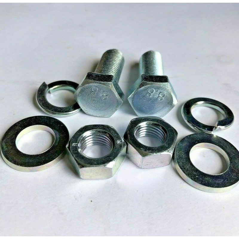 Seat Belt Bolt and Nut Fastener Kit, High Tensile (Grade