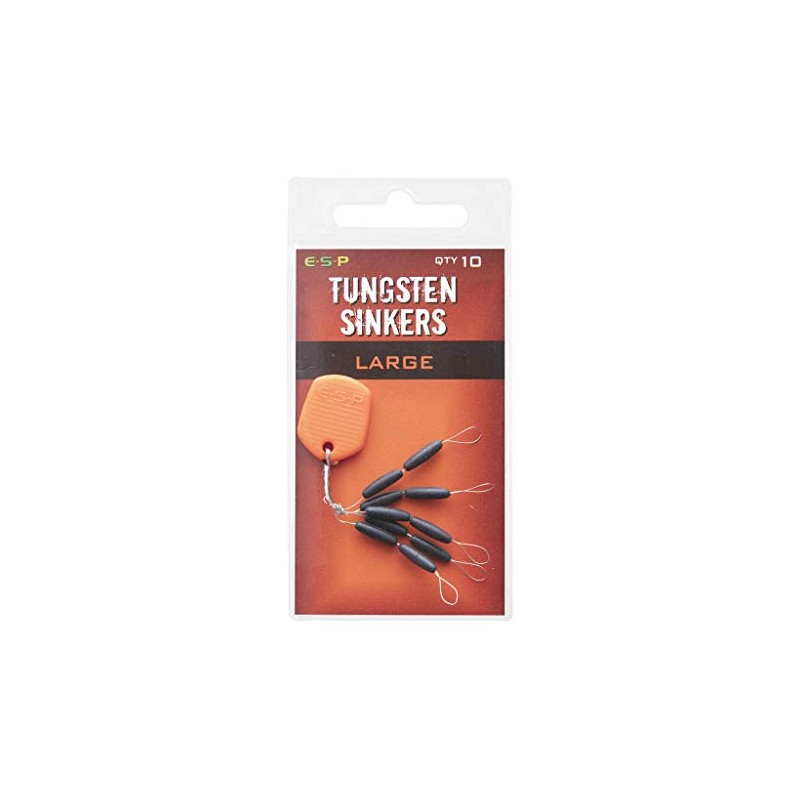 ESP Carp Fishing Accessories Tungsten Sinkers Large pack of 12