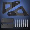 Nilight 2PCS 52 inch Curved LED Light Bar Bracket at