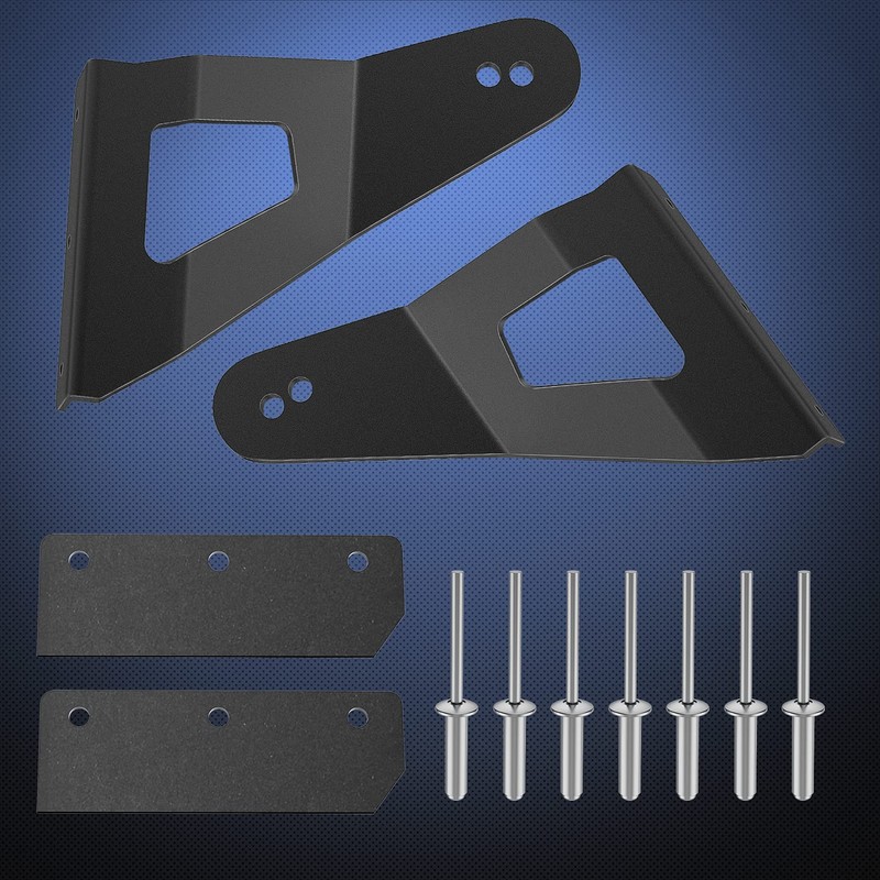 Nilight 2PCS 52 inch Curved LED Light Bar Bracket at