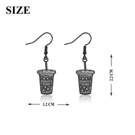 OKEYCH Book Lover Tamlin’s Tears Earrings The Night Court Jewelry Velaris Fan Gift Bookish Merch (Tamlin’s Tears EC)