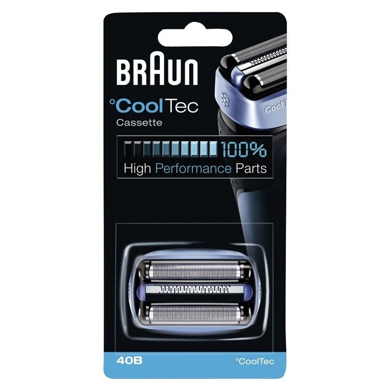 Braun CoolTec 40B Foil & Cutter Replacement Head, Compatible with