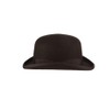 Scala Classico Men's Wool Felt Bowler Hat, Black, Large