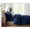 CozyLux California King Size Comforter Set Blue - 7 Pieces