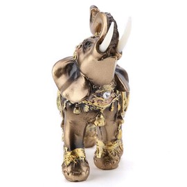 Lucky Elephant Statue, for Home Shop Decoration, Thai Elephant, Feng Shui Elephant, for Reception Decoration, Good Luck Decoration, Three Sizes(L/M/S)(M)