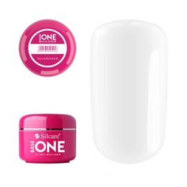 Silcare Gel Base One Milkshake 100g, white