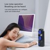 Desktop Tower Fan Profesional Efficient Stepless Speed Adjustable Dual Turbine