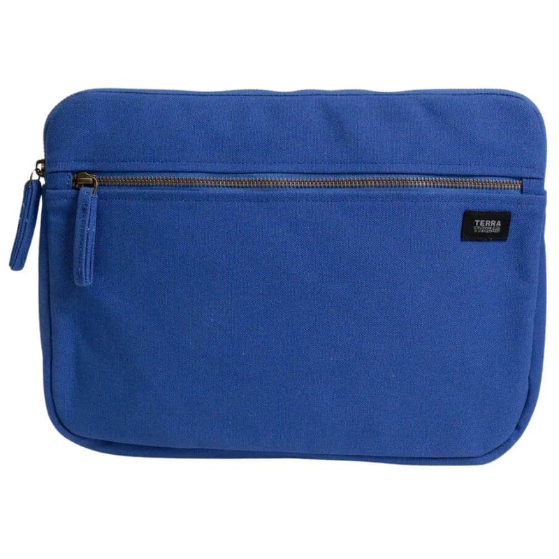Terra Thread Organic Cotton Laptop Sleeve 13 Inch, Mustard Yellow