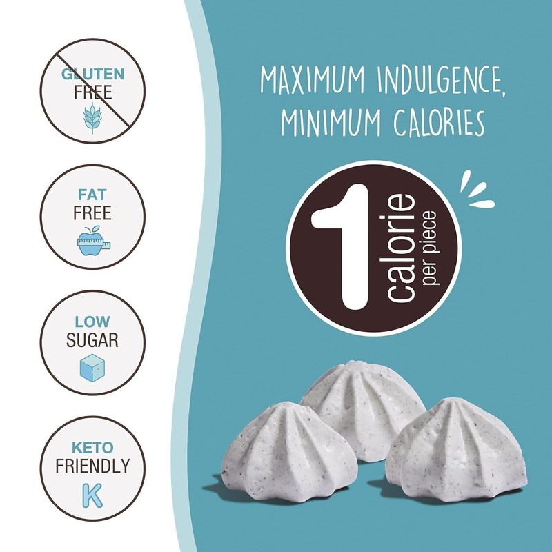 Don't Worry Meringue Cookies Keto Friendly | Strawberry & Vanilla